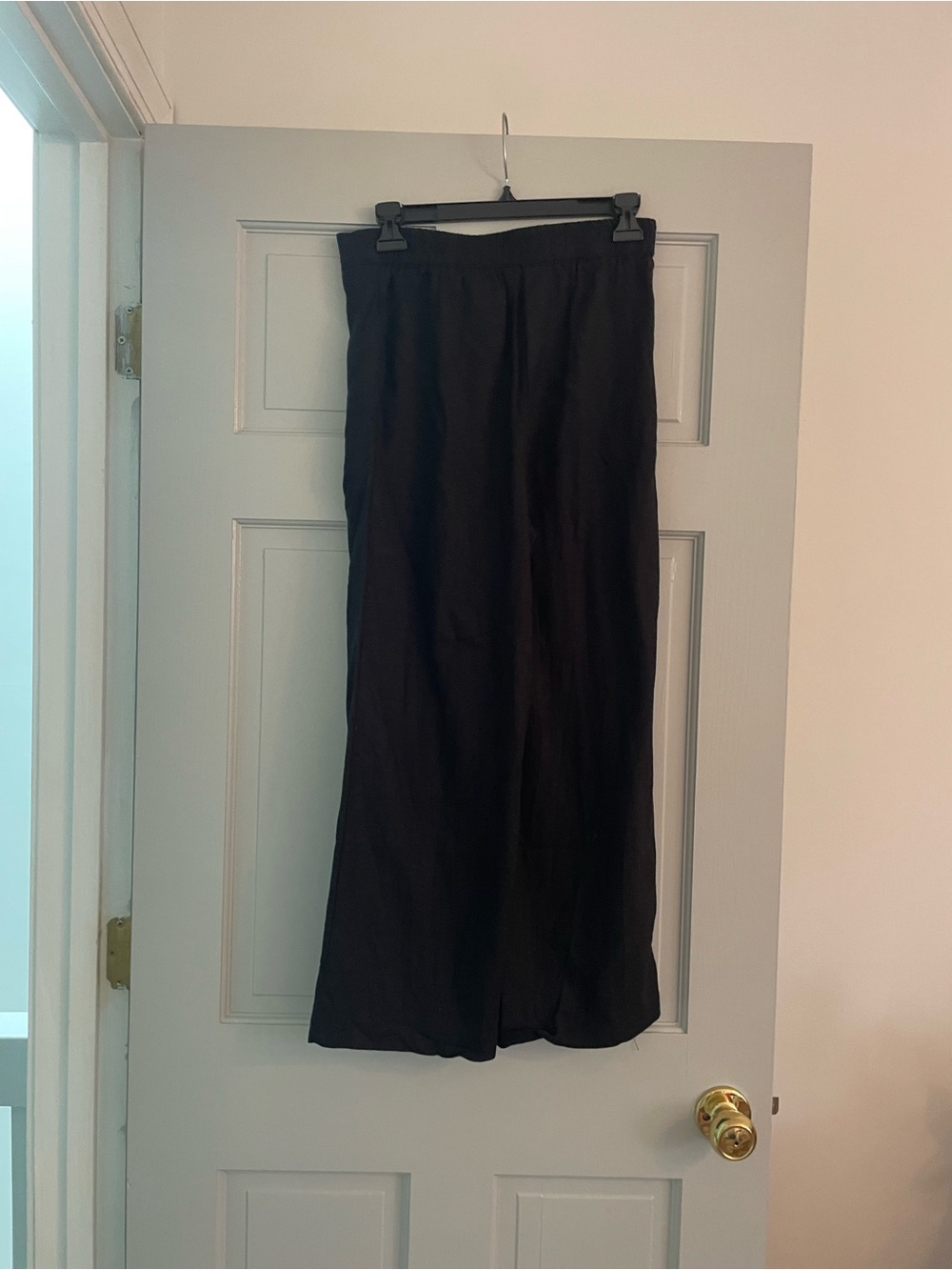 Classic Black Women's Linen Pants
